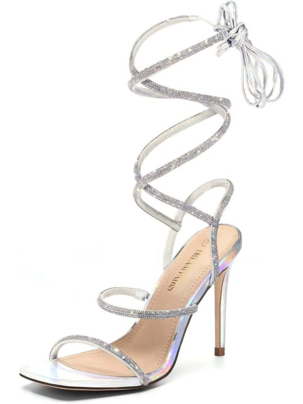 Strappy Gladiator High Heels for Women - Sexy Square Toe Open Toe Dressy Pumps